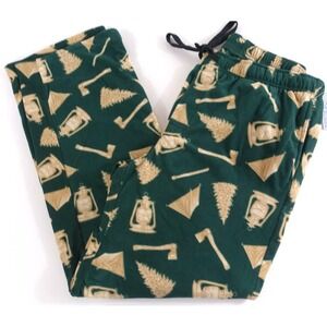 Croft and Barrow Pajama Sleep Pants Men Small Soft Microfleece Outdoors Camping
